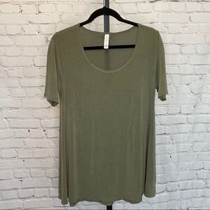 Lularoe Olive Green Scoop Neck Tunic